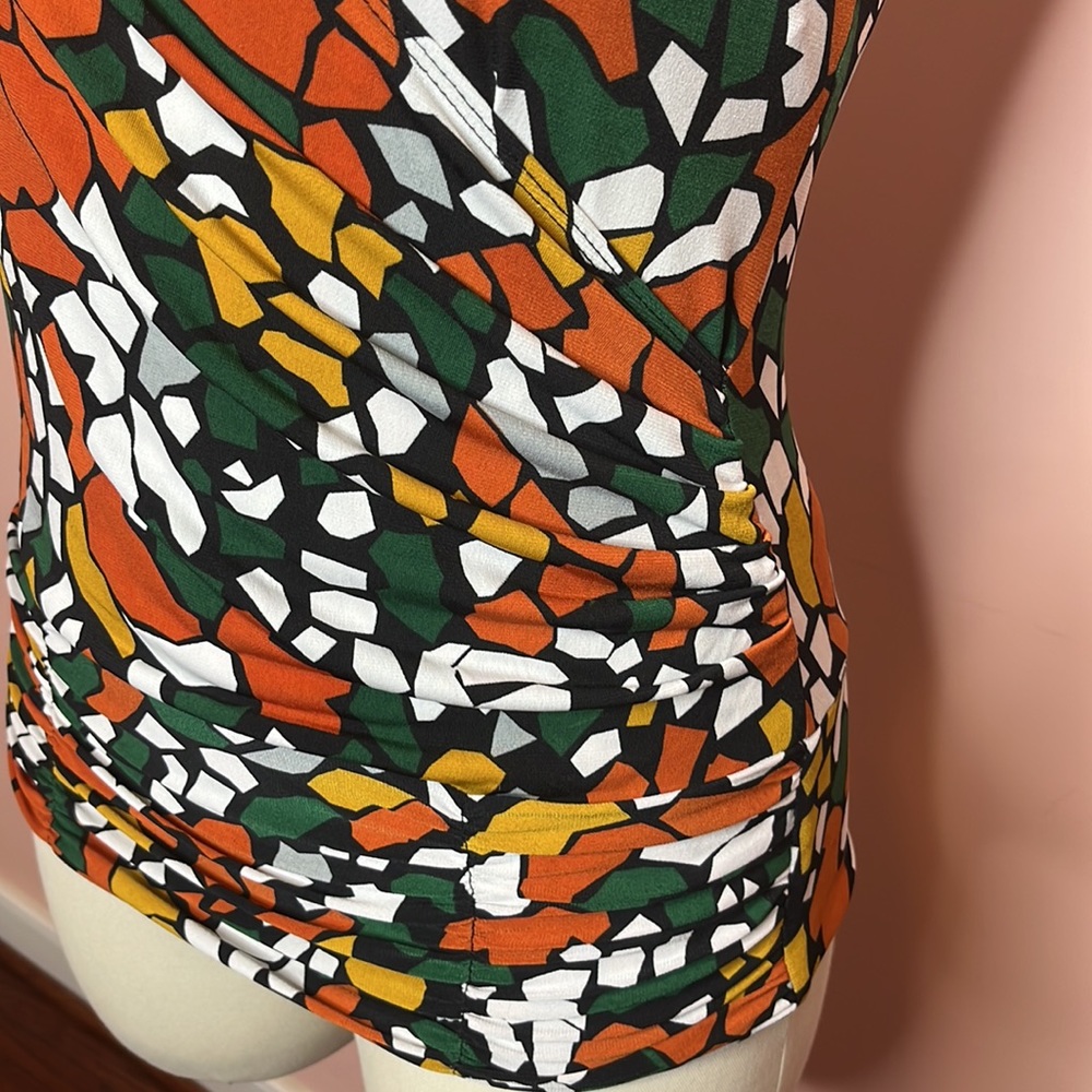 XOXO Multicolored Pattern Blouse - Picture 2 of 6